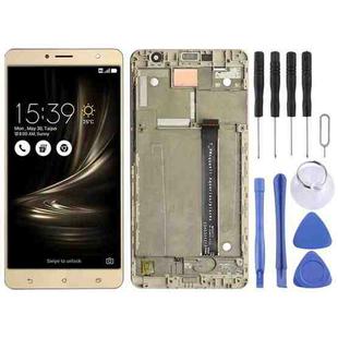 OEM LCD Screen for Asus Zenfone 3 Deluxe ZS550KL Z01FD Digitizer Full Assembly with Frame（Gold)