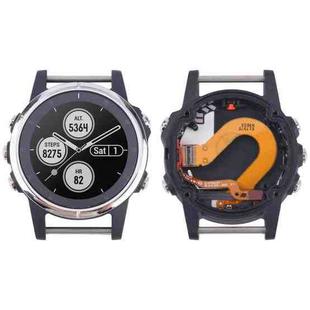 LCD Screen and Digitizer Full Assembly With Frame for Garmin Fenix 5S Plus Sapphire Version(Silver)