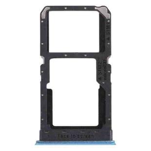 For OPPO Realme V5 5G  SIM Card Tray + SIM Card Tray / Micro SD Card Tray (Blue)