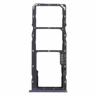 For OPPO A15s CPH2179  SIM Card Tray + SIM Card Tray + Micro SD Card Tray (Black)