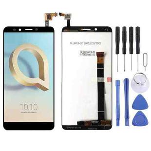LCD Screen and Digitizer Full Assembly for Alcatel A7 XL A7XL 7071DX 7071(Black)