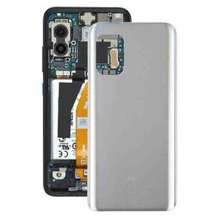 Glass Battery Back Cover with Adhesive for Asus Zenfone 8 ZS590KS(Frosted Silver)