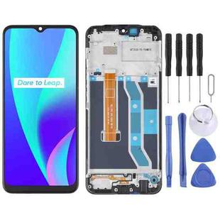 Original LCD Screen and Digitizer Full Assembly With Frame for OPPO Realme C15 RMX2180(Standard Version MTK)