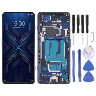 Original LCD Screen and Digitizer Full Assembly With Frame for Xiaomi Black Shark 4 / Black Shark 4 Pro SHARK PRS-H0, SHARK PRS-A0(Blue)