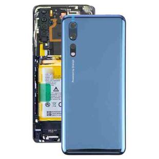 Glass Battery Back Cover for ZTE Axon 10 Pro 5G(Blue)