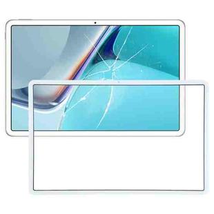 For Huawei MatePad 11 2021 DBY-W09 DBY-AL00  Front Screen Outer Glass Lens (White)