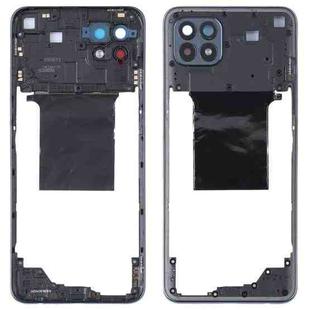 For OPPO Reno4 SE/A93 4G/OPPO Reno4 F/Reno4 Lite/F17 Pro PEAT00, PEAM00 Original Middle Frame Bezel Plate (Black)