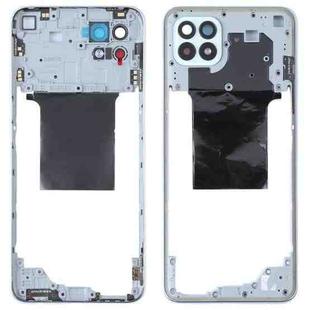 For OPPO Reno4 SE/A93 4G/Reno4 F/Reno4 Lite/F17 Pro PEAT00, PEAM00 Original Middle Frame Bezel Plate (Silver)