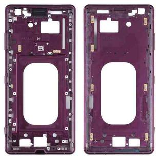 Middle Frame Bezel Plate for Sony Xperia XZ3(Purple)