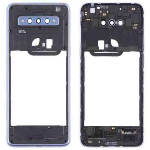 Original Middle Frame Bezel Plate for TCL 10 SE T766H_EEA(Silver)