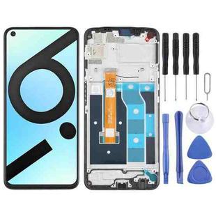 LCD Screen and Digitizer Full Assembly with Frame for OPPO Realme 6i (India) / Realme 6s / Realme Narzo RMX2002