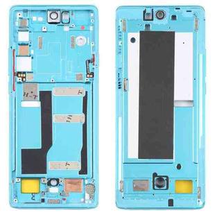 Original Front Housing LCD Frame Bezel Plate for TCL 20 Pro 5G (Blue)