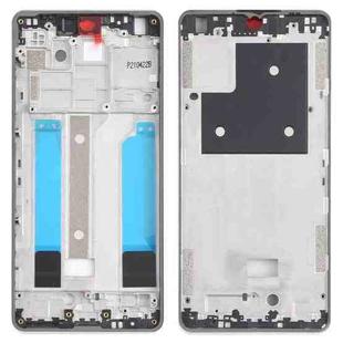 Middle Frame Bezel Plate for Sony Xperia Ace II SO-41B (White)