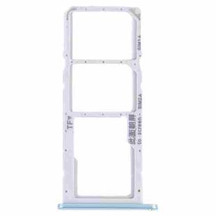 SIM Card Tray + SIM Card Tray + Micro SD Card Tray for Honor 9A(Blue)