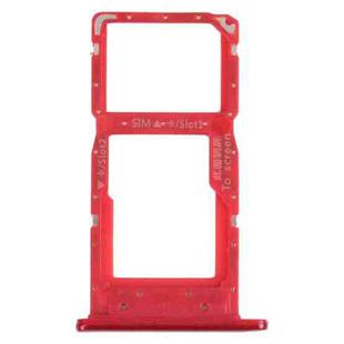 SIM Card Tray + SIM Card Tray / Micro SD Card Tray for Huawei P Smart (2019) (Red)