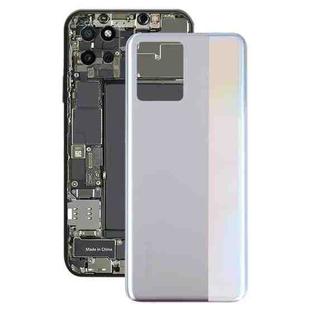 For OPPO Realme 8 Battery Back Cover (Silver)