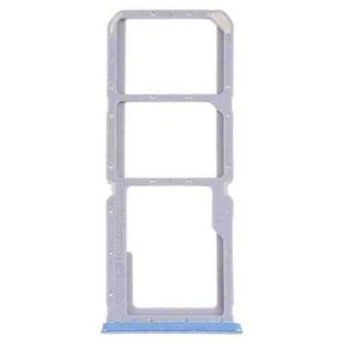 For OPPO A54S CPH2273  SIM Card Tray + SIM Card Tray + Micro SD Card Tray (Blue)