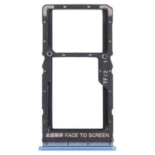 SIM Card Tray + SIM Card Tray / Micro SD Card Tray for Xiaomi Redmi Note 11 (China) 21091116AC / Redmi Note 11T 5G / Poco M4 Pro 5G 21091116AG, MZB0BGVIN(Blue)