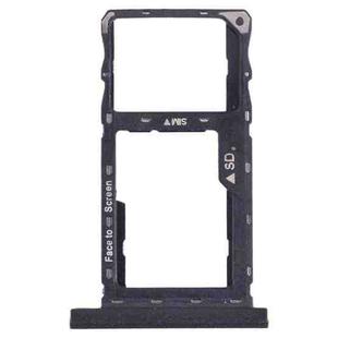 SIM Card Tray + Micro SD Card Tray for Lenovo Tab M10 FHD REL TB-X605LC X605 (Black)