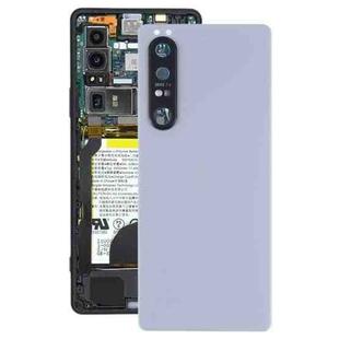 Original Battery Back Cover with Camera Lens for Sony Xperia 1 III(Silver)