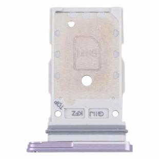 For Samsung Galaxy S21 FE 5G SM-G990B Original SIM Card Tray + SIM Card Tray (Purple)
