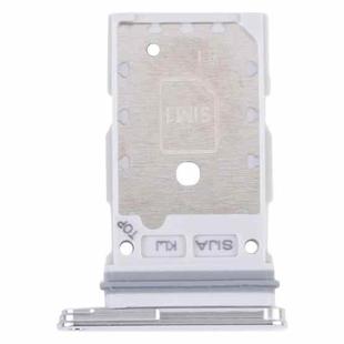 For Samsung Galaxy S22+ 5G / S22 5G / SM-S906B SM-S901B Original SIM Card Tray + SIM Card Tray (White)
