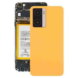 For OPPO A77s Original Battery Back Cover with Camera Lens Cover(Orange)