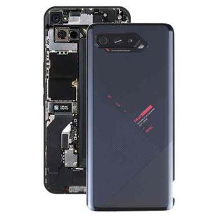 Glass Battery Back Cover for Asus ROG Phone 5 ZS673KS(Jet Black)