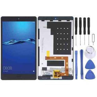 Original LCD Screen for Huawei MediaPad M3 Lite 8.0 CPN-W09 Digitizer Full Assembly with Fingerprint(Black)