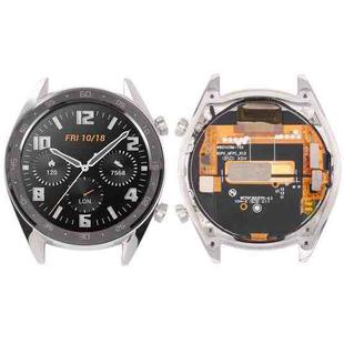 Original LCD Screen and Digitizer Full Assembly With Frame for Huawei Watch GT1 46mm FTN-B19(Silver)