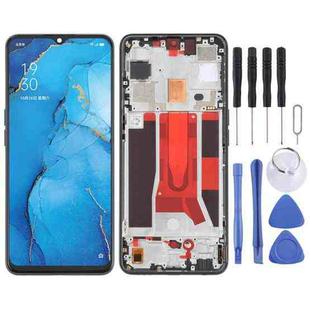 Original LCD Screen For OPPO Reno3 5G/Reno3 Youth/F15/Find X2 Lite/K7 5G Digitizer Full Assembly with Frame (Black)