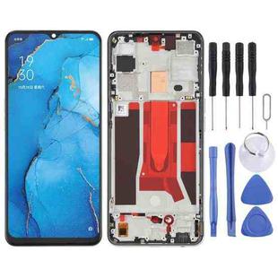 Original LCD Screen For OPPO Reno3 5G/Reno3 Youth/F15/Find X2 Lite/K7 5G Digitizer Full Assembly with Frame (Gold)