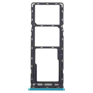 For Tecno Camon 15 Air CD6 CD6S SIM Card Tray + SIM Card Tray + Micro SD Card Tray (Green)