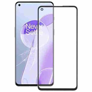 For OnePlus 9RT 5G MT2110 MT2111 Front Screen Outer Glass Lens with OCA Optically Clear Adhesive (Black)