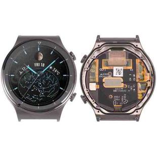 Original Sapphire Material LCD Screen and Digitizer Full Assembly With Frame for Huawei Watch GT 2 Pro VID-B19(Grey)