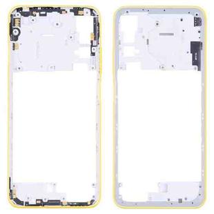 Original Middle Frame Bezel Plate for Xiaomi Poco M3 Pro 5G M2103K19PG M2103K19PI (Yellow)