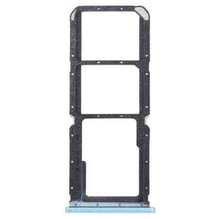 For OPPO A56 5G SIM Card Tray + SIM Card Tray + Micro SD Card Tray (Blue)