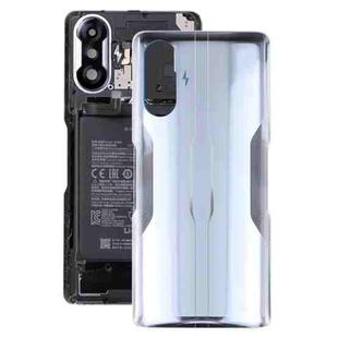 Glass Battery Back Cover for Xiaomi Redmi K40 Gaming(Silver)