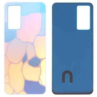 For vivo Y75 4G 2022/V23e Glass Battery Back Cover (Blue)