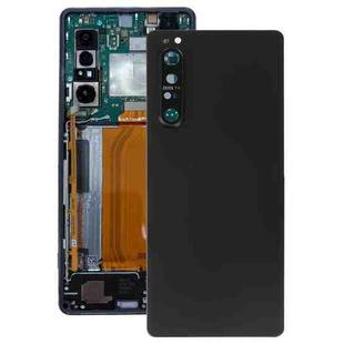 Original Battery Back Cover with Camera Lens Cover for Sony Xperia 1 II(Black)