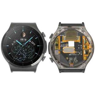 Original Sapphire Material LCD Screen and Digitizer Full Assembly With Frame for Huawei Watch GT 2 Pro ECG Edition