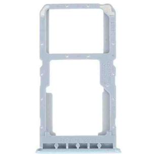 For OPPO A96 4G SIM Card Tray + SIM / Micro SD Card Tray (Blue)