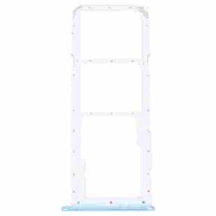 For OPPO A17 SIM Card Tray + SIM Card Tray + Micro SD Card Tray (Blue)