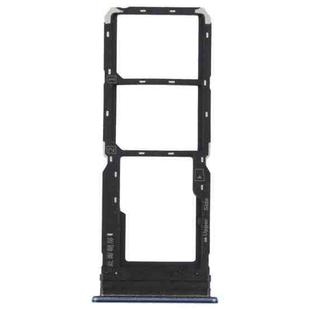 For vivo Y21 2021 / Y21S / Y21T / Y21T India SIM Card Tray + SIM Card Tray + Micro SD Card Tray (Dark Blue)