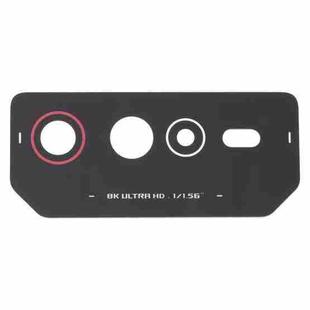 For Asus ROG Phone 6 AI2201-C AI2201-F Back Camera Lens (Black Red)
