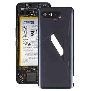 Glass Battery Back Cover for Asus ROG Phone 5 Pro ZS673KS(Black)