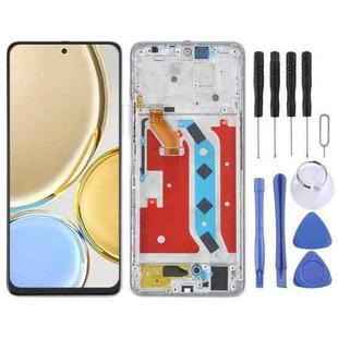 Original LCD Screen For Honor X30 Digitizer Full Assembly with Frame (Silver)