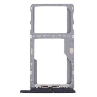 For TCL 10 SE T766H Original SIM Card Tray + SIM / Micro SD Card Tray(Black)