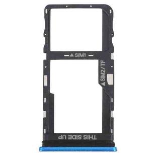 For TCL 20 5G Original SIM Card Tray + SIM / Micro SD Card Tray(Blue)