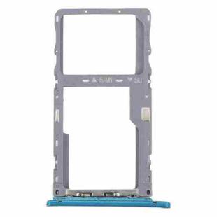 For Alcatel 3L 2020 Original SIM Card Tray + Micro SD Card Tray (Green)